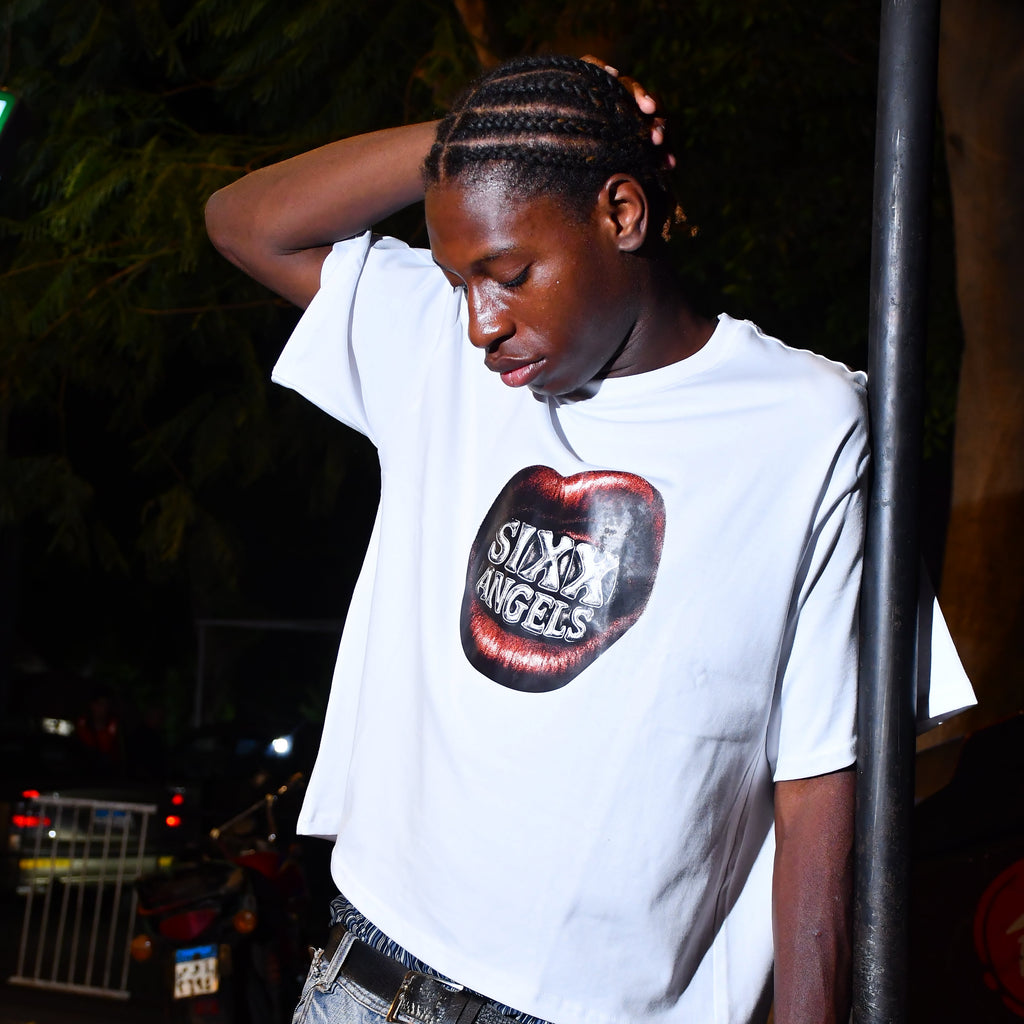 KISS OF SIX TEE [WHITE]