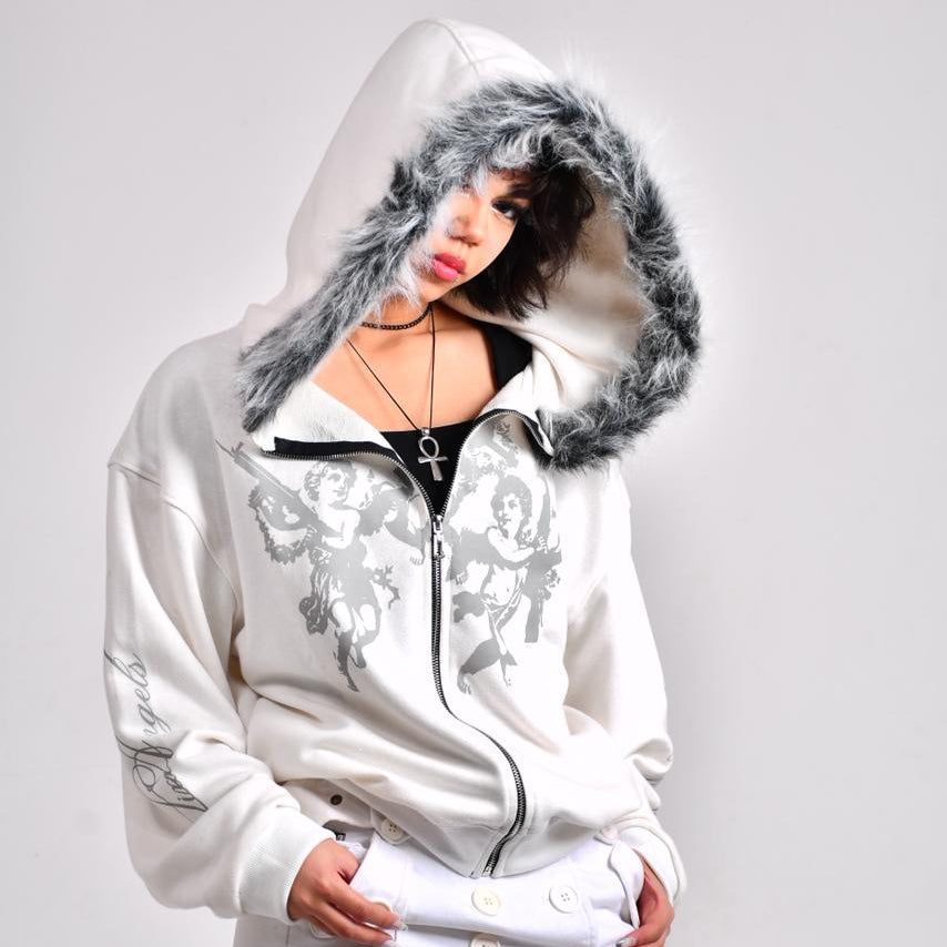 HEAVENS FALL JACKET [WHITE]